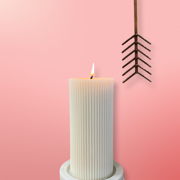 column pillar candle | medium