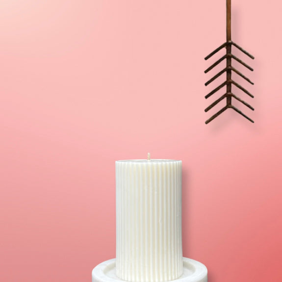 column pillar candle | short