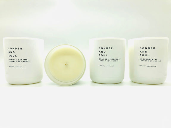 vanilla caramel soy candle