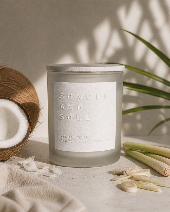 Coconut Lemongrass Soy Candle
