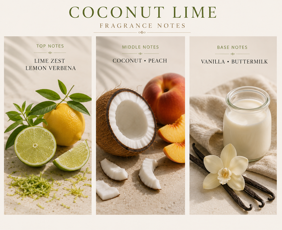 Coconut Lime Soy Candle