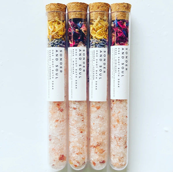 one shot bath soak gift set